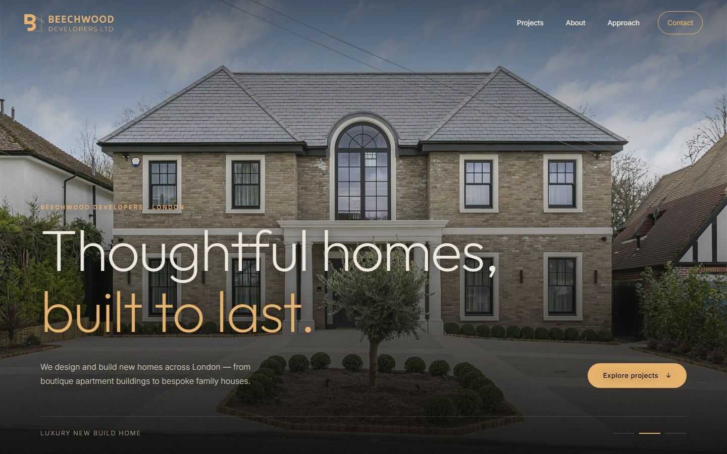 Beechwood Developers homepage